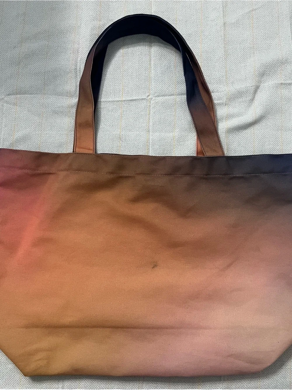 Cosmic Gradient Tote Bag - Peach to Navy